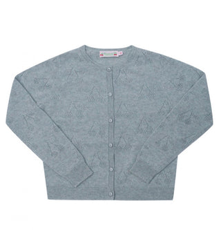 Bonpoint grey cashmere cardigan brand new, 12 years