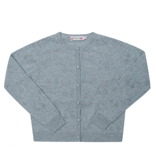 Bonpoint grey cashmere cardigan brand new, 12 years