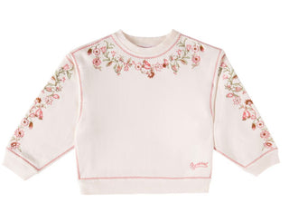 Bonpoint Dolores embroidered cotton sweatshirt brand new, 10 years