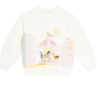 Bonpoint Anumati cotton and cashmere sweater brand new, 12 years