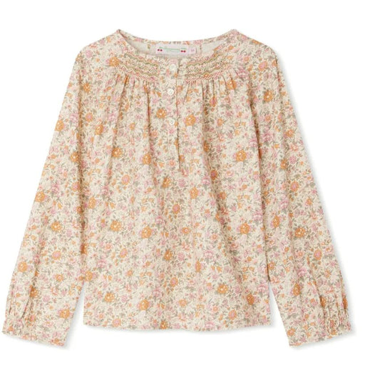 Bonpoint Blouse Bianca Rose brand new, 10 years