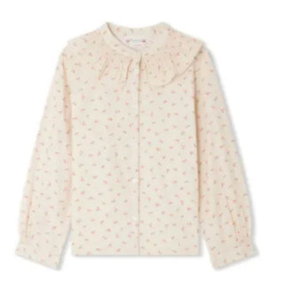 Bonpoint Marga cherry printed blouse brand new, 8 years