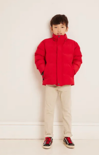 Bonpoint Doudoune Matières Recyclées Dario | Rouge brand new, 6 years