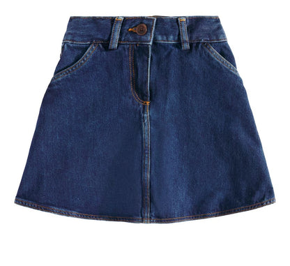 Bonpoint Gingia denim skirt brand new, 8 years