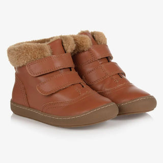 Old Soles new w/tags tan Squad leather boots, 13.5 little kid