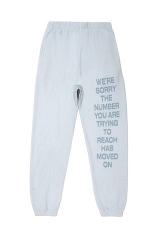 Boys lie thermal Waffle 1-800 Reunion Sweatpants baby blue, Small