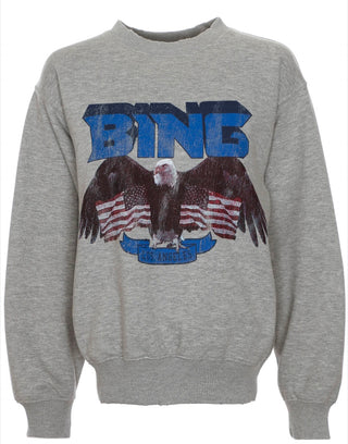 Anine Bing  Vintage Eagle Crewneck, Small