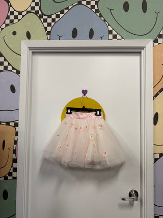 Monique lhuillier x Pottery Barn Halloween Kids dusty pink tulle skirt, 3-6 years old
