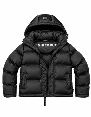 Super puff Shorty black jacket, Xxs