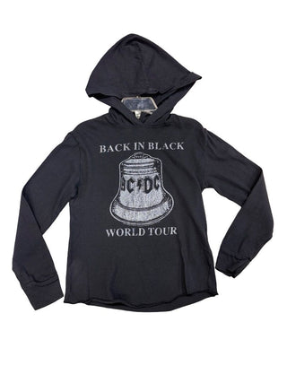 Rowdy Sprout Grey AC/DC pullover, new, 18-24 months