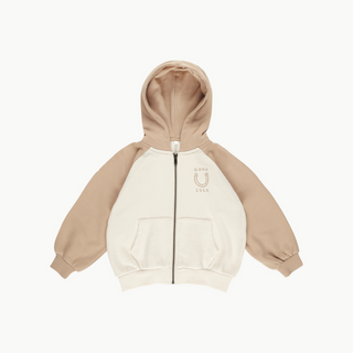 Rylee cru zip raglan hoodie, 4-5y
