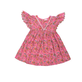 Louise Misha Pink floral dress, 10 years