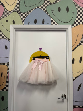Monique lhuillier x Pottery Barn Halloween Kids dusty pink tulle skirt, 3-6 years old