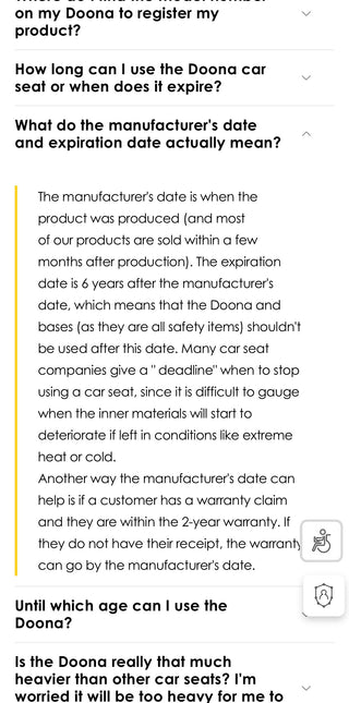 Car seat Doona i-Size NITRO BLACK Doona