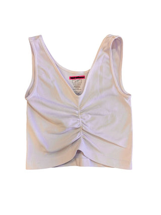 Maison Sugar Pale Lavender Ruched Tank, 7-14 years