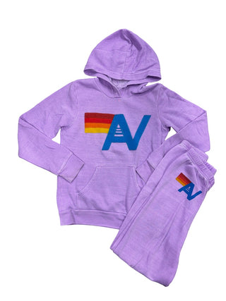 Aviator Nation Purple sweat suit, 10 years