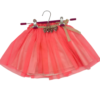 Billieblush tulle neon pink with bow, 8 years