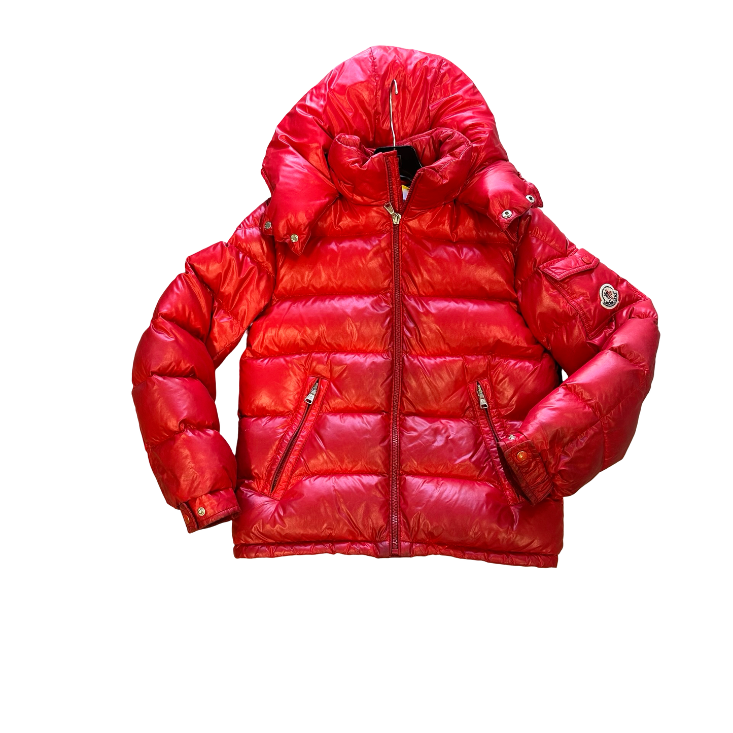 Moncler red puffer jacket , 10 years