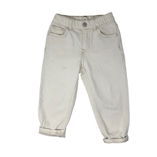 H&M Cream denim pants, 2-3 years