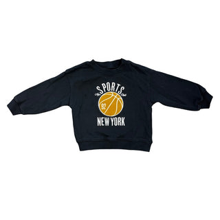 Black basketball crewneck, 2 years
