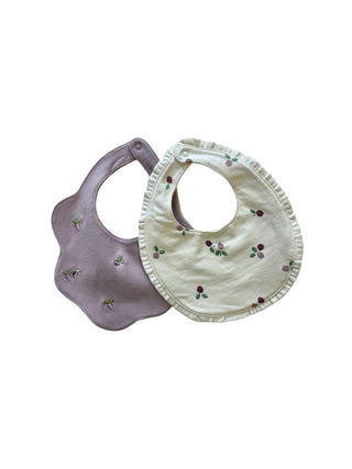 mayoral purple sleep + bibs, new with tag, 0-1 month