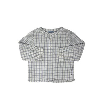 Jacadi Blue and green checkered shirt, 3 years