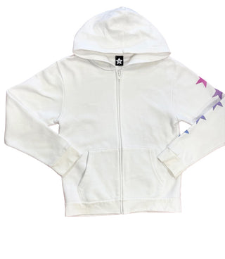 Pixielane Hoodie with stars on sleeve, 8 years