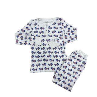 Roller Rabbit Pyjama set w/blue dogs, 4 years