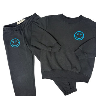 Disco panda Black smiley set, 5-6 years
