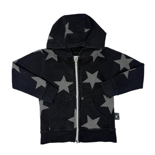 Nununu Star classic black hoodie, 18-24 months