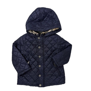 Burberry Navy quilted jacket, 18 months