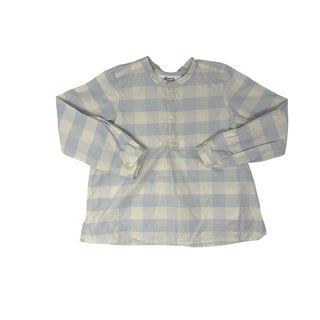 Bonpoint Checkered blue and white shirt, 3 years