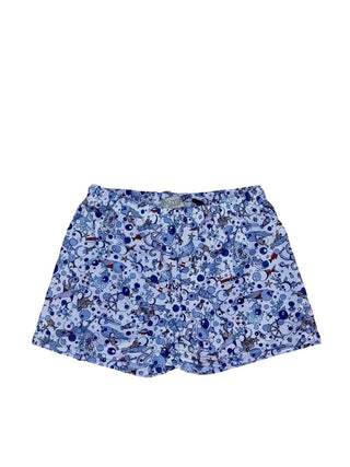 Oliver Baby Island Ocean Blue Emil swim trunks, new with tag, 7-8 years