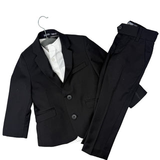 Appaman Black suit and dress shirt, 3 years