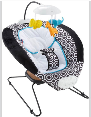 Fisher-Price Jonathan Adler Crafted Deluxe Bouncer w/ Music and Soothing Bounce