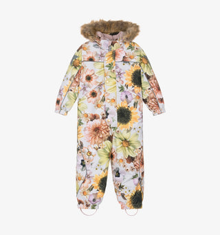 Floral snowsuit jacket Molo sweater, 10 years