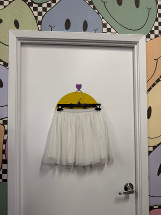 Petit Bateau halloween White and Silver Glitter Tutu, 10 years