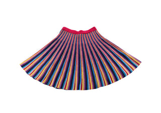 Missoni kids' multicoloured laminated knit mini skirt, 8 years