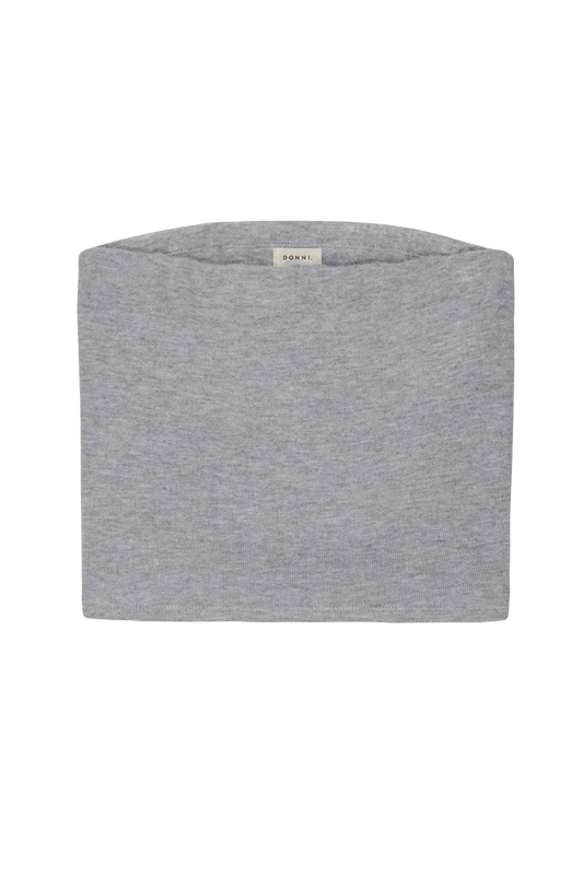 Donni sweater grey tube top Annabel, womens small