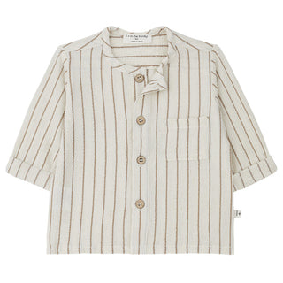1 + in the Family shirt camel striped, 18 months