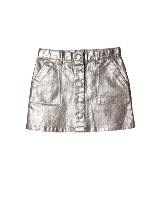 Bonpoint mettalic shine skirt, 6 years