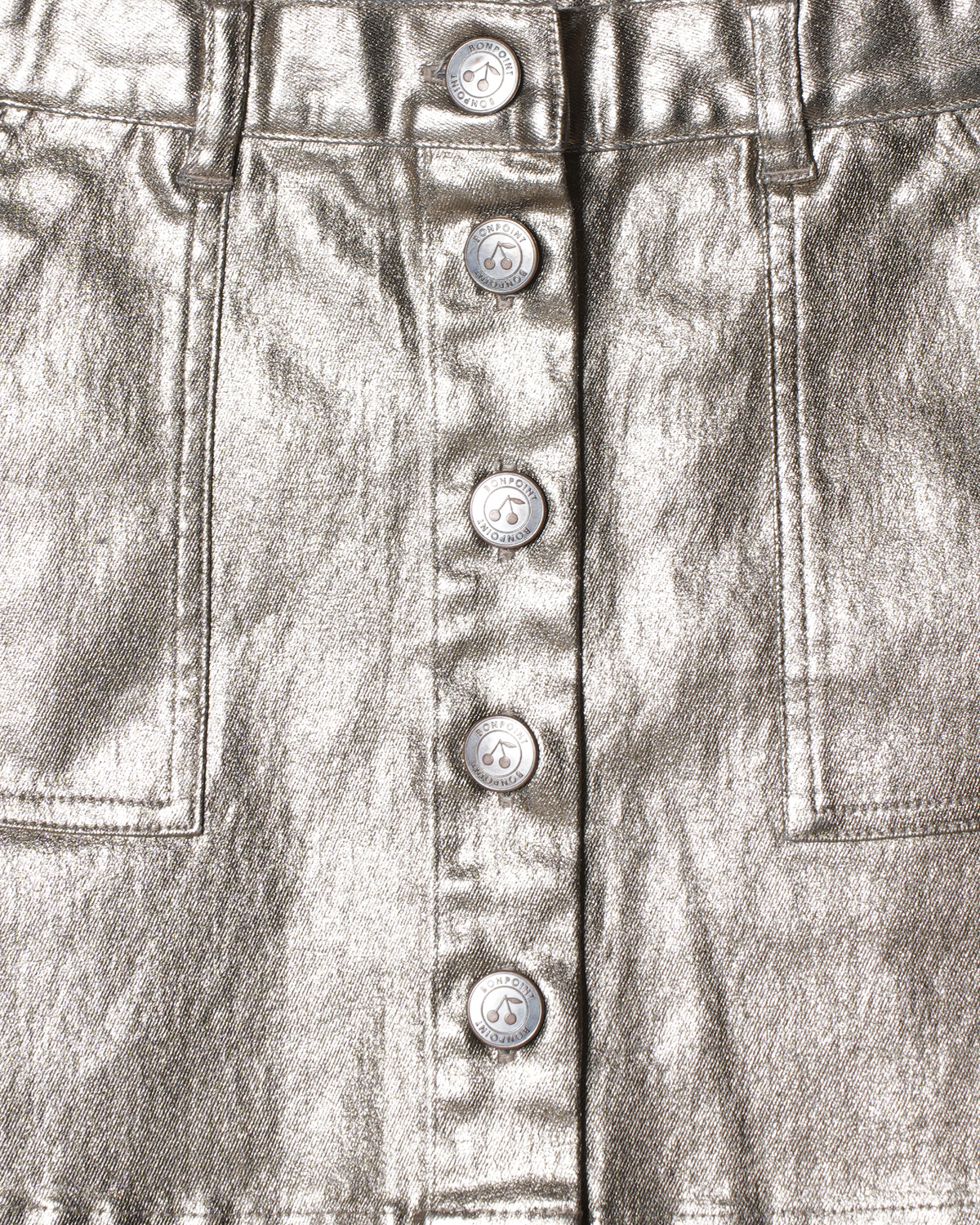 Bonpoint mettalic shine skirt, 6 years