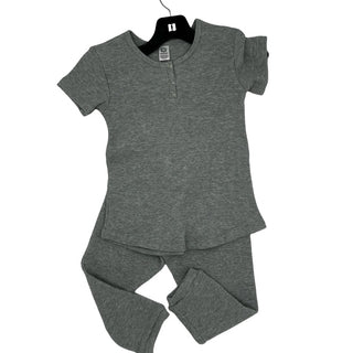 Fox & Poppy Grey waffle set, 3-4 years