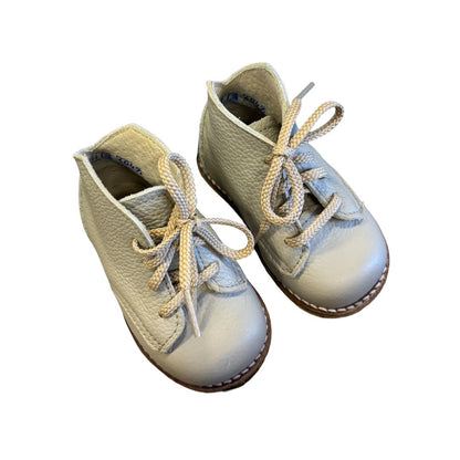 Zimmerman milo grey leather boots w/box, 2 little kid