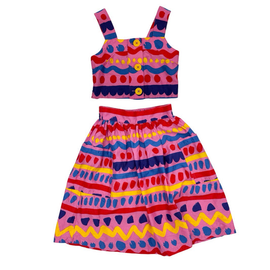 Stella Mccartney Skirts and crop tank top set, 6 years