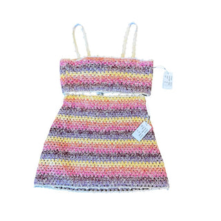 Saylor new w/tags rainbow eyelet set, womens xsmall