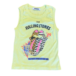 Daydreamer yellow The Rolling Stones tank top, youth xsmall