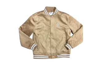 H&M Suede-Effect Camel Coloured Jacket with Embroidered Details - New With Tags, 8-10 years