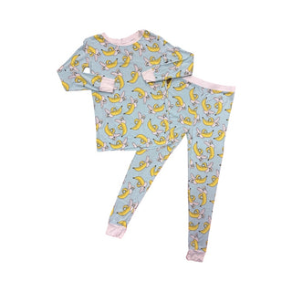 Little Sleepies Blue banana pyjamas, 7/8 years