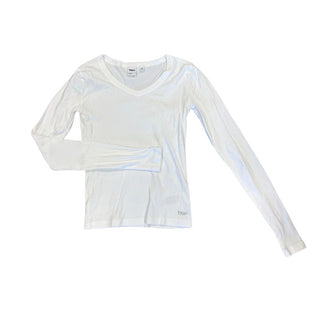Tna white vneck long sleeve, 2xsmall